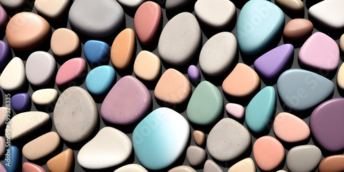 Abstract stones texture background. Generative AI