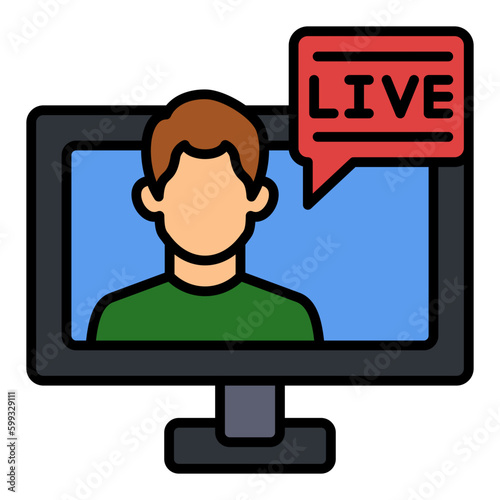 Live Stream Icon