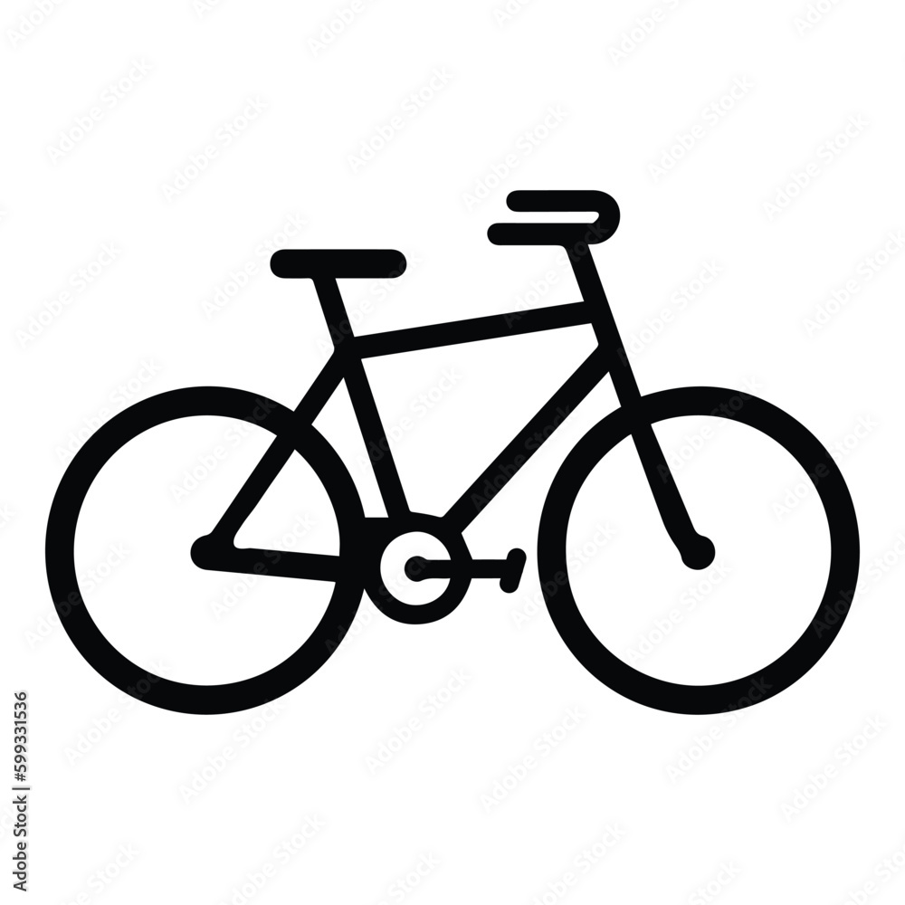 Motorcycle Flat Icon Isolated On White Background