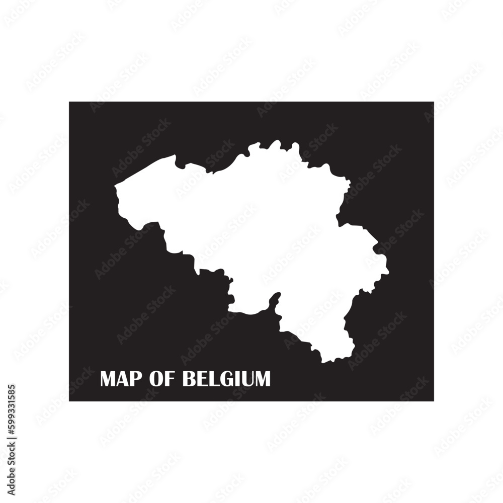 belgium map icon
