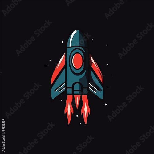 Rocket Launch Symbol logo