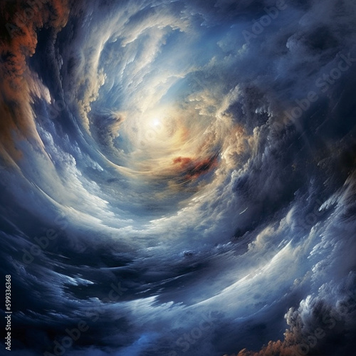 earth and sun - Generated by Artificial Intelligence