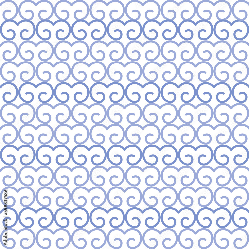 Wave Seamless pattern Blue doodle backdrop Abstract background Vector illustration isolated on white Wave Seamless pattern Blue doodle backdrop Abstract background Vector illustration isolated on white