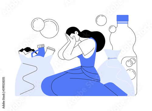 Sanitation access abstract concept vector illustration.
