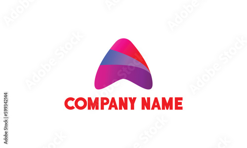 A letter logo design, combine letters for logo