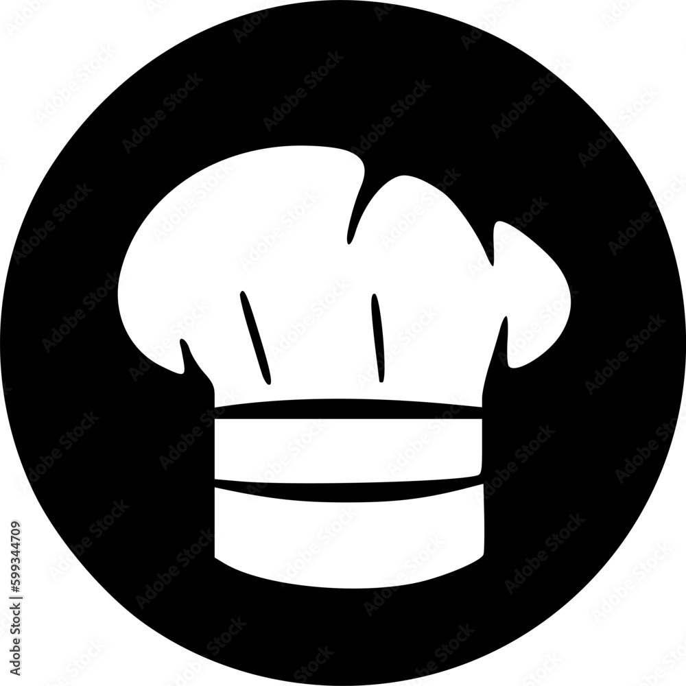 chef hat icon vector symbol design illustration