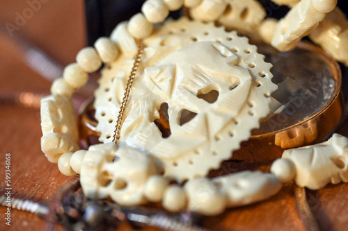 old ivory ornament Libya