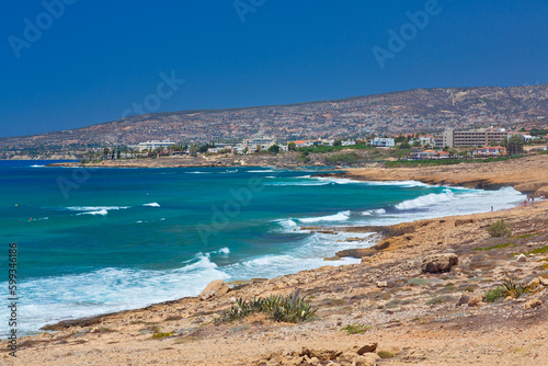 Beautiful Beach near Paphos, Cyprus © santosha57