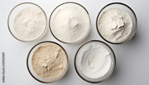 Bake with the best ingredients, a set of organic flour and glucose.