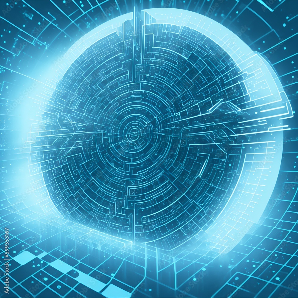 Obraz premium abstract technology background