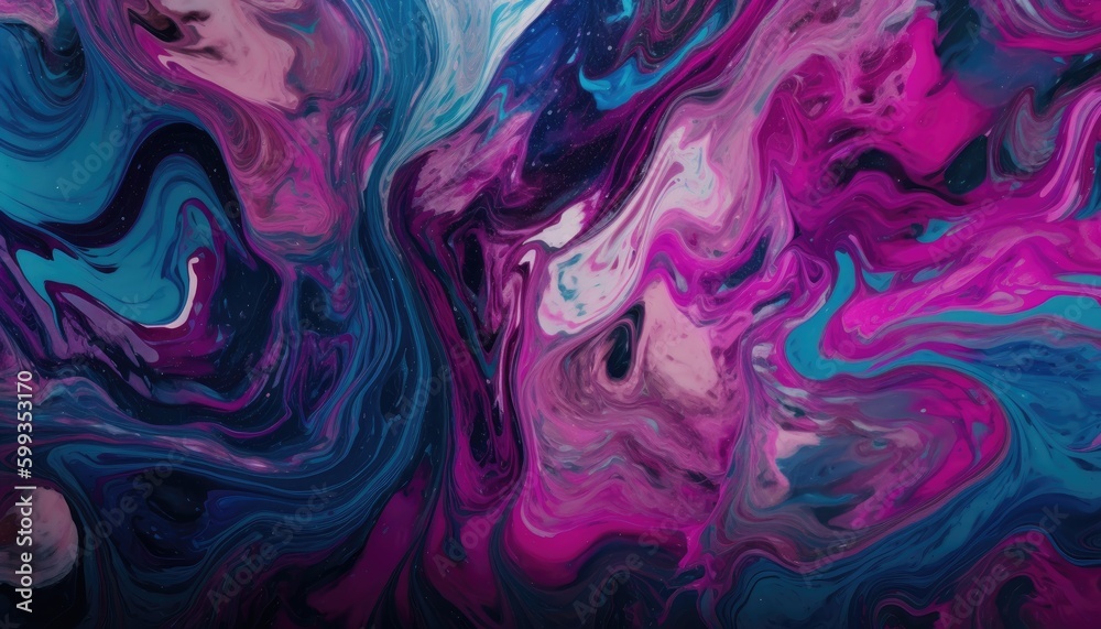 Fototapeta premium abstrack Purple-blue-pink-white whirlpool marble Swirl Water