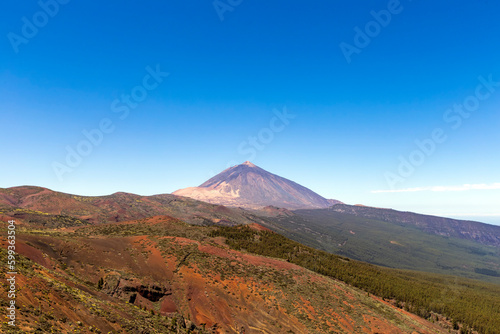 view on the Teide - the highest mountain in Spain on the island of tenerife © Christian Kaehler