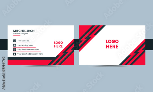 Modern professional  business card design 