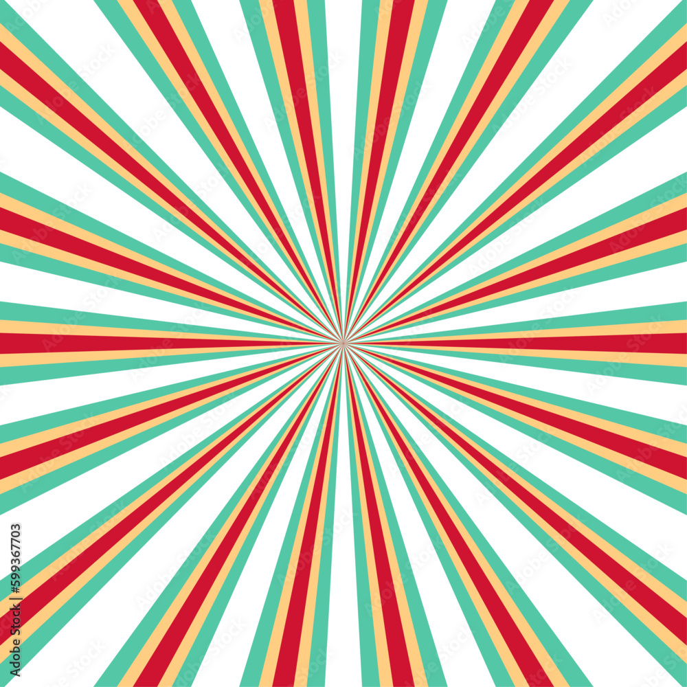 Sweet candy color spiral lines abstract vector background