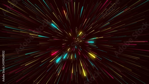 Abstract beautiful dynamic color lighting background .