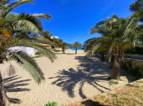 Sandy beach Cala Des Pou , Mallorca