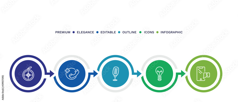 set of thin line icons. outline icons with infographic template. linear icons such as set of thin line icons. outline icons with infographic template. linear icons such as