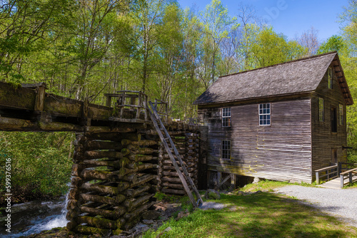Mingus Mill in  Swain County, North Carolina, USA photo