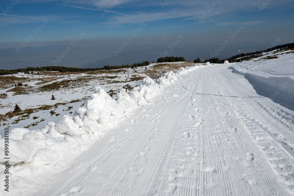 Winter landscape of Vitosha Mountain, Bulgaria Winter landscape of Vitosha Mountain, Bulgaria