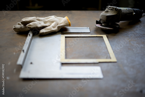 Cutting stainless steel with a plasma machine
 photo