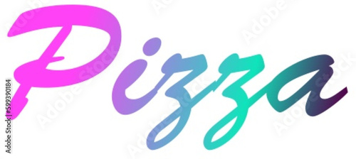 Pizza - multicolor - ideal for websites, emails, presentations, advertising, menus, lists, postcards, tickets, logos, engravings, slides, tags, books, nameplate, sticker, print

