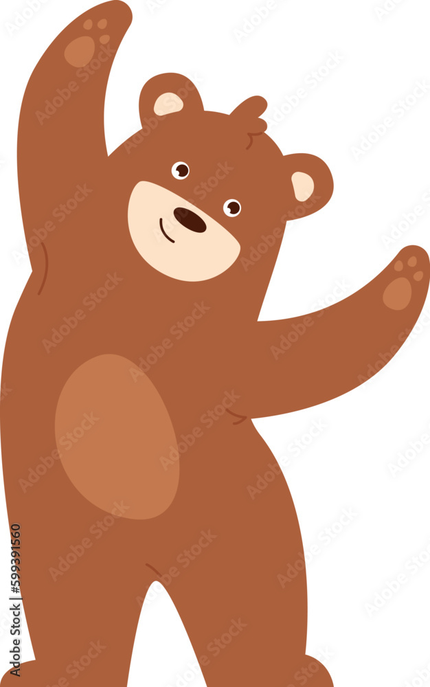 Fototapeta premium Dancing Bear Animal