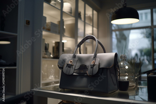 Beautiful bag in luxuriouse wardrobe
created using generative Al tools 
