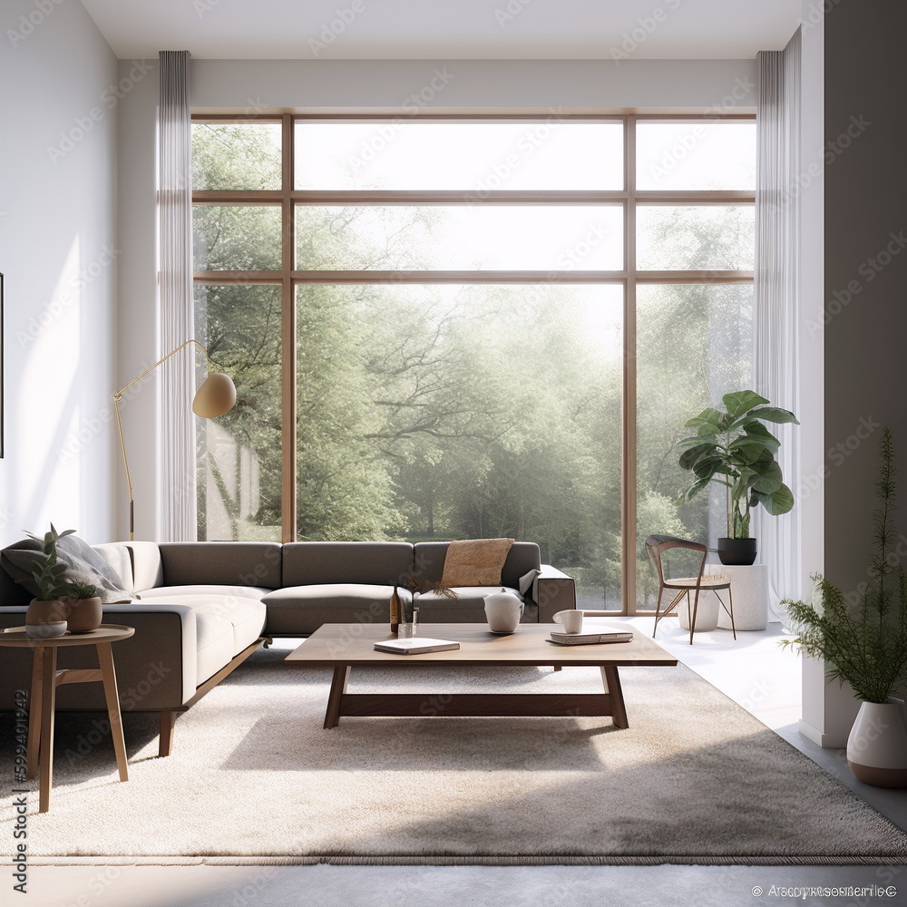 Fototapeta premium minimalistic Living room