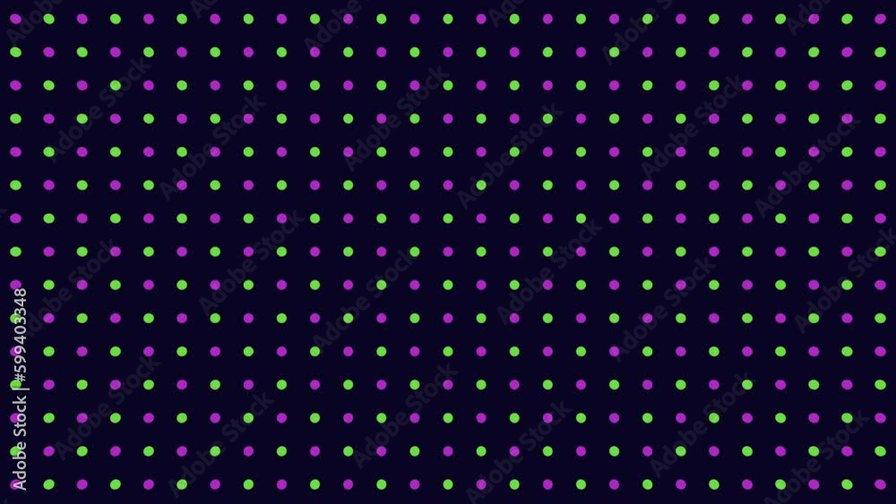 Digital futuristic neon small dots on black gradient, motion abstract corporate, futuristic and cyberpunk style background Digital futuristic neon small dots on black gradient, motion abstract corporate, futuristic and cyberpunk style background