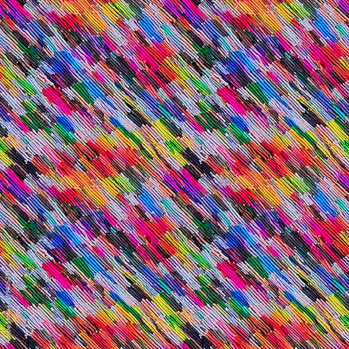 AI-Generated. The surface of the rug made of multi-colored threads