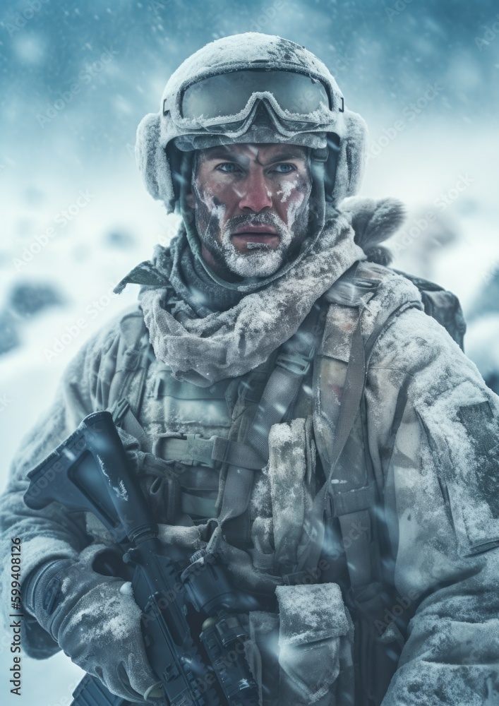Naklejka premium Arctic Warrior V3