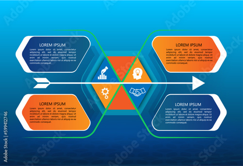 Infographic design consists of four main branches 