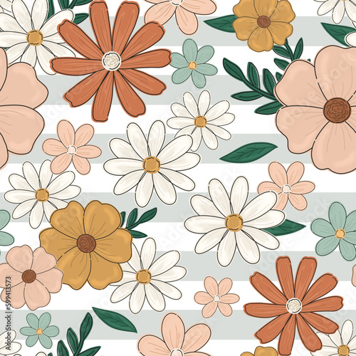 Wallpaper Mural Seamless Pattern Digital Paper Texture Vector Torontodigital.ca