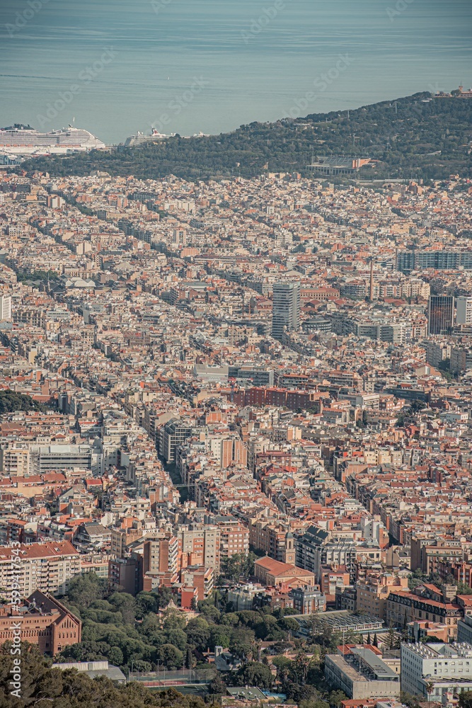 view of the big city