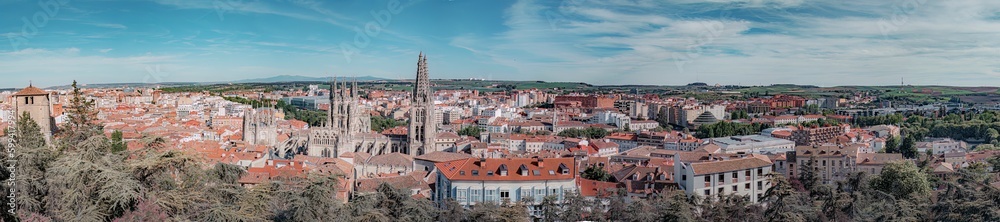 panorama of the beautiful city