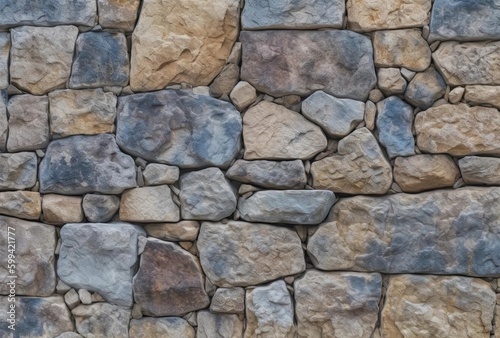 stone wall background  generative ai