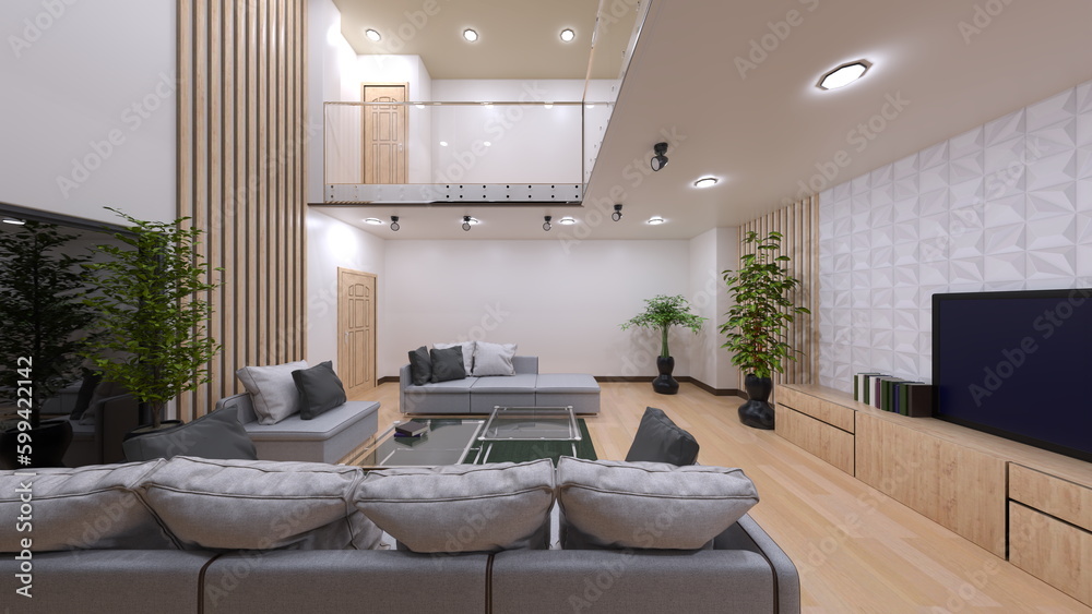 Fototapeta premium リビングルーム