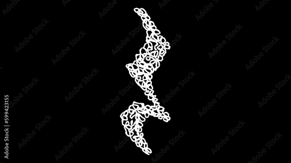 Wiggling Quarter Music Note Scribble Drawing Wiggling Quarter Music Note Scribble Drawing