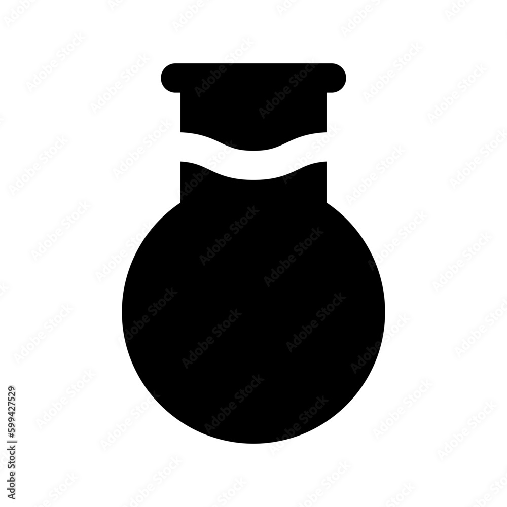 test tube glyph icon test tube glyph icon