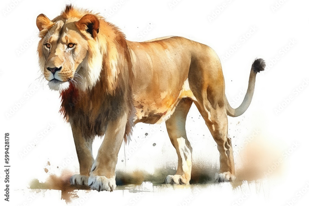 Obraz premium lion in the wild