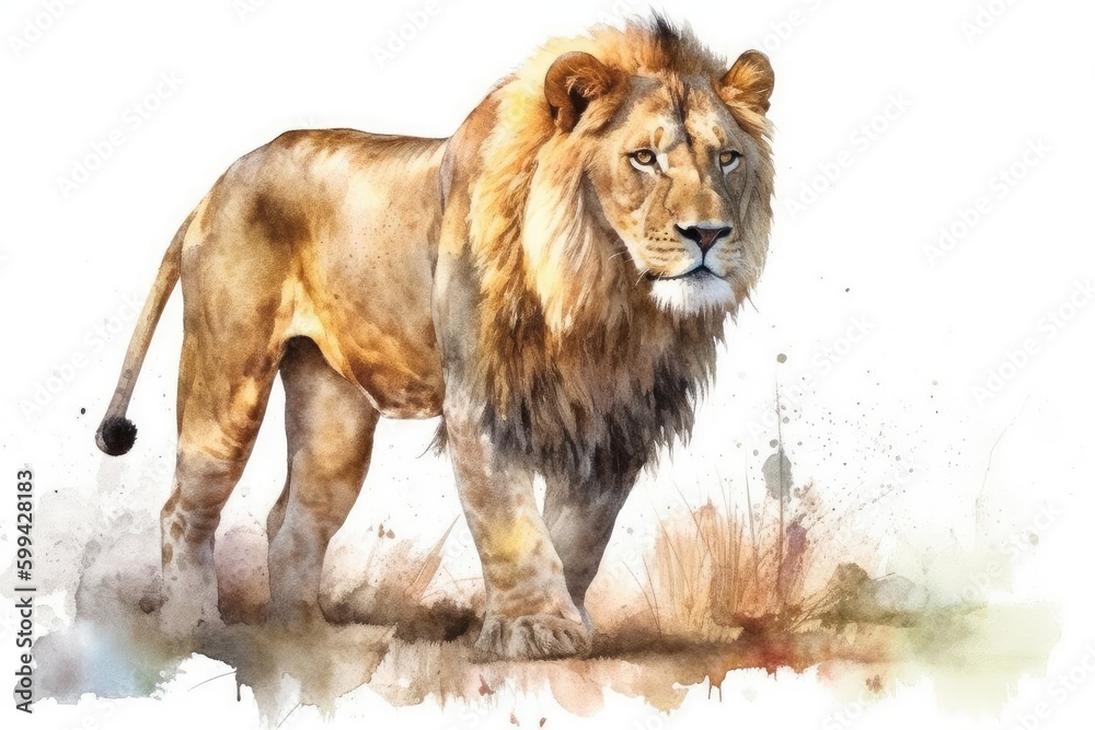 Obraz premium lion in the wild