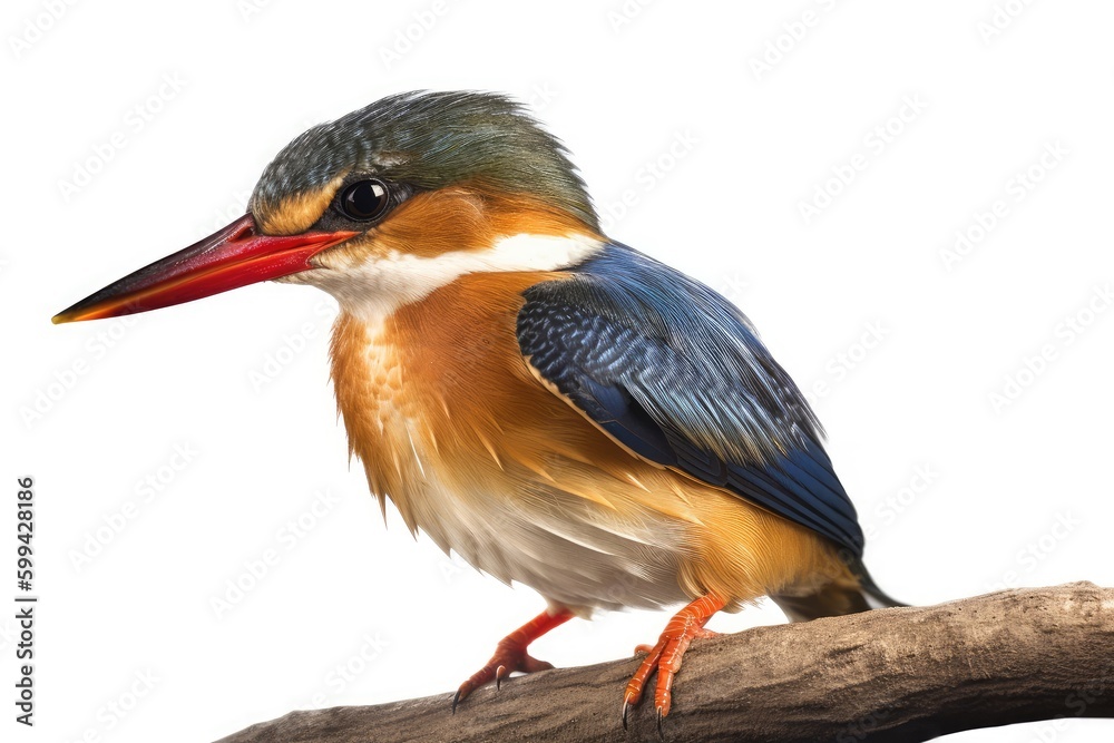 Fototapeta premium black capped kingfisher