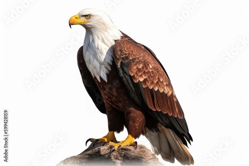 american eagle isolated on white
