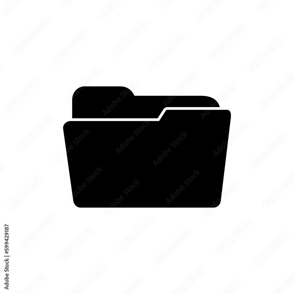 Folder icon vector. document folder icon Folder icon vector. document folder icon