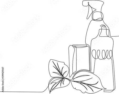 Home cleaning service landing page design concept, illustration of janitors with cleaning tools. Vector illustration