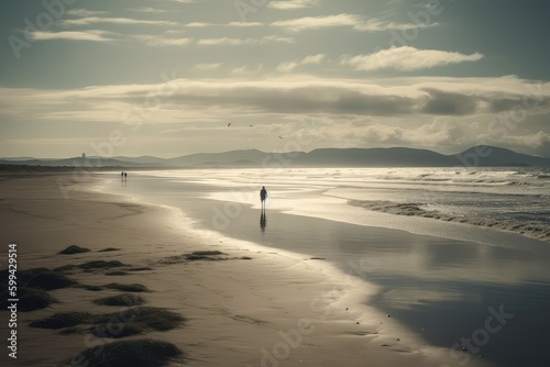 sunset at the beach