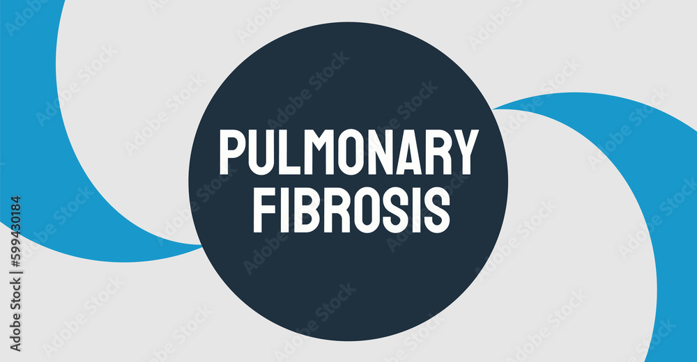 Pulmonary Fibrosis A lung disease that causes scarring. Stock Vector Adobe Stock