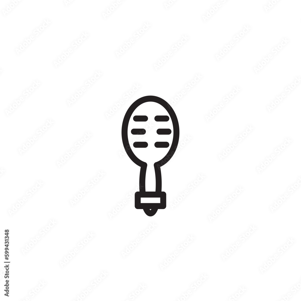 Hair Beauty Brush Outline Icon Hair Beauty Brush Outline Icon