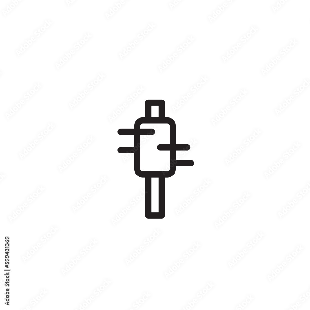 Hair Comb Cosmetic Outline Icon