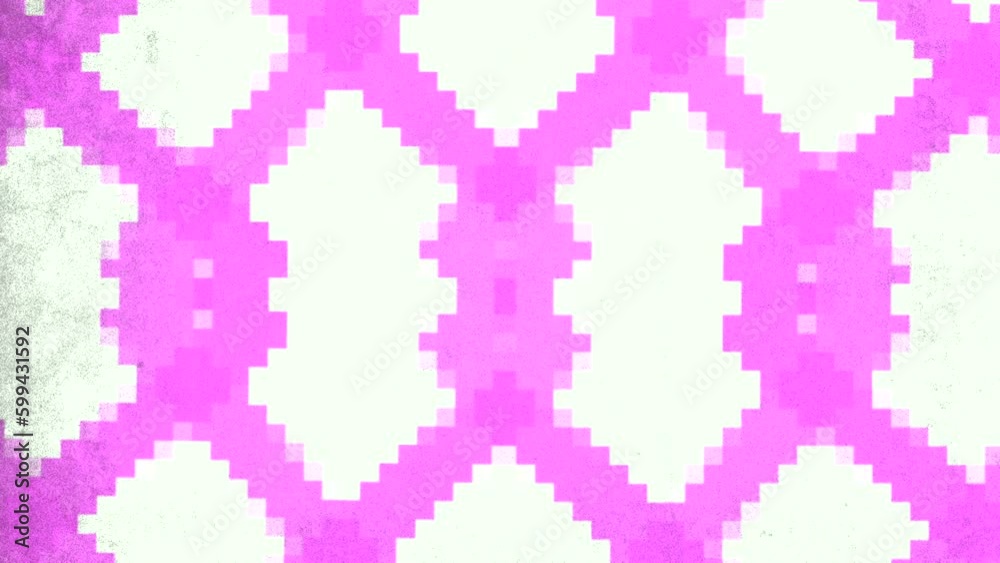 Pink cubes pattern in 8 bit of architecture, motion abstract game, cyberpunk and retro style background Pink cubes pattern in 8 bit of architecture, motion abstract game, cyberpunk and retro style background